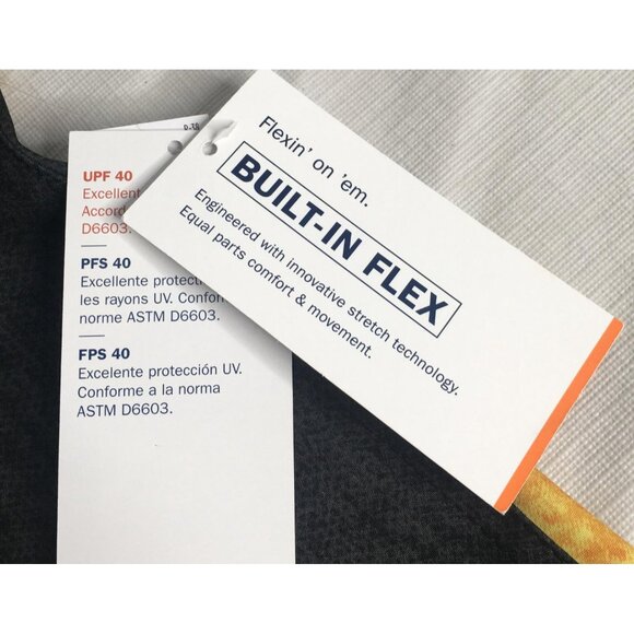 Old Navy Board Shorts Mens 36 Pineapple Print 10" Inseam UPF 40 Built-In Flex - Picture 6 of 16